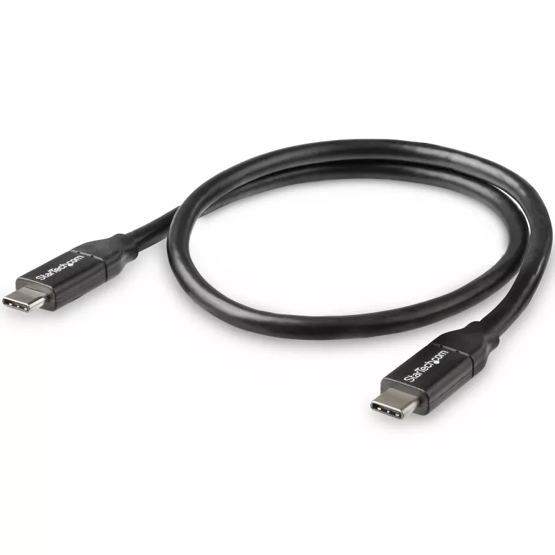 StarTech.com USB-C na USB-C kábel s 5A PD - M/M - 0,5 m - USB 2.0 - USB-IF certifikovaný