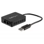 StarTech.com USB na optický konvertor – 100 Mbit/s – USB 2.0 na optický sieťový adaptér – 100Base-FX SC konektor samica duplex multimódové vlákno/MMF kompatibilný – 2 km – Kompaktný USB na optický LAN