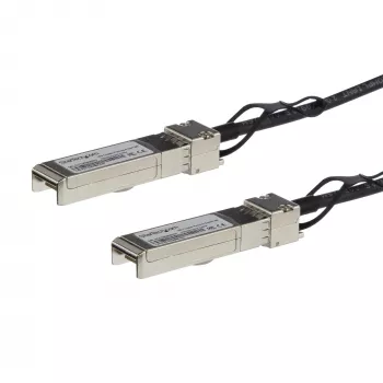 StarTech.com MSA nekódovaný kompatibilný 2m 10G SFP+ na SFP+ Direct Attach Breakout kábel Twinax – 10 GbE SFP+ medený DAC 10 Gbps Low Power pasívny transceiver modul DAC