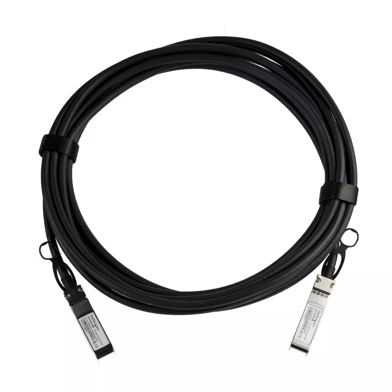 StarTech.com MSA nekódovaný kompatibilný 5m 10G SFP+ na SFP+ Direct Attach Breakout kábel Twinax – 10 GbE SFP+ medený DAC 10 Gbit/s pasívny transceiver modul s nízkou spotrebou