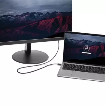 StarTech.com 1,8 m (6 ft.) USB-C na HDMI kábel – 4K 60 Hz USB Type-C na HDMI 2.0 video adaptérový kábel – kompatibilný s Thunderbolt 3 – notebook na HDMI monitor/display – DP 1.2 Alt Mode HBR2 – čierna