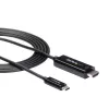 StarTech.com 1,8 m (6 ft.) USB-C na HDMI kábel – 4K 60 Hz USB Type-C na HDMI 2.0 video adaptérový kábel – kompatibilný s Thunderbolt 3 – notebook na HDMI monitor/display – DP 1.2 Alt Mode HBR2 – čierna