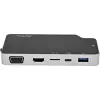 StarTech.com USB-C multiport adaptér – USB-C na 4K HDMI alebo VGA video so 100W Power Delivery priechodom, 2-portový 10Gbps USB hub, MicroSD, GbE – USB 3.1 Gen 2 Type-C mini/cestovný dock