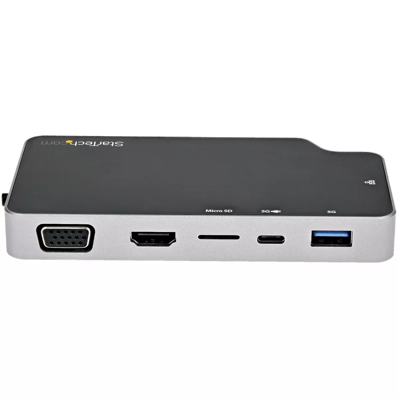 StarTech.com USB-C multiport adaptér – USB-C na 4K HDMI alebo VGA video so 100W Power Delivery priechodom, 2-portový 10Gbps USB hub, MicroSD, GbE – USB 3.1 Gen 2 Type-C mini/cestovný dock