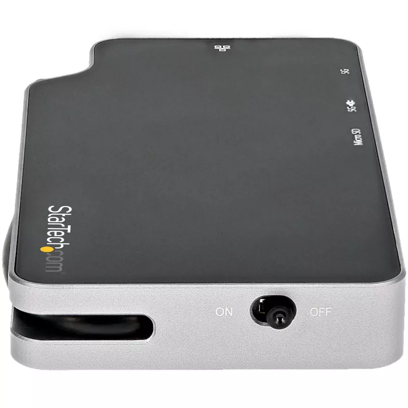 StarTech.com USB-C multiport adaptér – USB-C na 4K HDMI alebo VGA video so 100W Power Delivery priechodom, 2-portový 10Gbps USB hub, MicroSD, GbE – USB 3.1 Gen 2 Type-C mini/cestovný dock