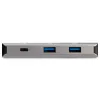 StarTech.com 3-portový USB-C hub s Gigabit Ethernet RJ45 GbE portom – 2x USB-A, 1x USB-C – SuperSpeed 10 Gbps USB 3.1/3.2 Gen 2 Type-C hub adaptér – USB bus napájaný – hliník – kompatibilný s TB3~3-portový USB-C hub s Gigabit Ethernet RJ45 GbE portom – 2x USB-A, 1x USB-C – SuperSpeed 10 Gbps USB 3.2 Gen 2 Type-C hub adaptér – USB bus napájaný – hliník – kompatibilný s TB3