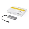 StarTech.com 3-portový USB-C hub s Gigabit Ethernet RJ45 GbE portom – 2x USB-A, 1x USB-C – SuperSpeed 10 Gbps USB 3.1/3.2 Gen 2 Type-C hub adaptér – USB bus napájaný – hliník – kompatibilný s TB3~3-portový USB-C hub s Gigabit Ethernet RJ45 GbE portom – 2x USB-A, 1x USB-C – SuperSpeed 10 Gbps USB 3.2 Gen 2 Type-C hub adaptér – USB bus napájaný – hliník – kompatibilný s TB3
