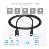StarTech.com 6 ft (1,8 m) USB-C na Mini DisplayPort kábel – 4K 60 Hz – čierna