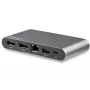 StarTech.com USB-C dock – 4K dual-monitor DisplayPort – mini laptop docking stanica – 100 W Power Delivery passthrough – GbE, 2-portový USB-A hub – USB Type-C multiport adaptér – 1 m kábel