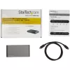 StarTech.com USB-C dock – 4K dual-monitor DisplayPort – mini laptop docking stanica – 100 W Power Delivery passthrough – GbE, 2-portový USB-A hub – USB Type-C multiport adaptér – 1 m kábel