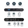 StarTech.com USB-C dock – 4K dual-monitor DisplayPort – mini laptop docking stanica – 100 W Power Delivery passthrough – GbE, 2-portový USB-A hub – USB Type-C multiport adaptér – 1 m kábel
