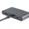 StarTech.com USB-C dock – 4K dual-monitor DisplayPort – mini laptop docking stanica – 100 W Power Delivery passthrough – GbE, 2-portový USB-A hub – USB Type-C multiport adaptér – 1 m kábel