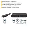 StarTech.com USB-C multiport adaptér - prenosný USB-C dock s 4K HDMI - 100W PD 3.0 priechod, 1x USB-A, 1x USB-C, GbE - cestovný dock pre Thunderbolt 3 a USB Type-C notebook - Mac a Windows