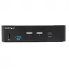 StarTech.com 2-portový DisplayPort KVM switch – 4K 60 Hz – jedna obrazovka – dual-port UHD DP 1.2 USB KVM switch s integrovaným USB 3.0 hubom & audio – Dell HP Apple Lenovo – TAA kompatibilný