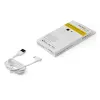 StarTech.com 1 m robustný USB-A na Lightning kábel – biela 90° zahnutý odolný aramidové vlákno USB Type-A na Lightning nabíjací/sync kábel – Apple MFi certifikovaný – iPhone