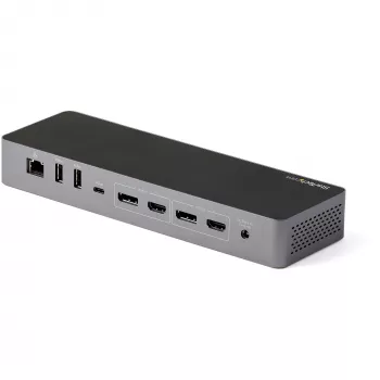 StarTech.com USB C dokovacia stanica pre Macbook Pro/Air-M1/M2/M3/M4, kompatibilná s Thunderbolt, HDMI/DisplayPort, Dual 4K 60Hz/Single 8K, USB Type-C dock pre notebook, 96W Power Delivery, USB 10Gbps