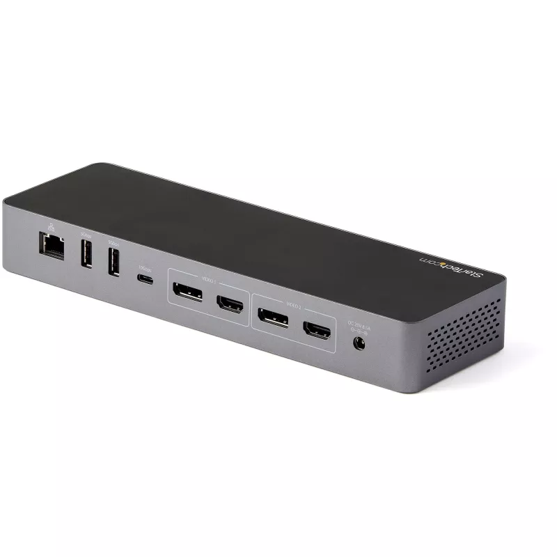 StarTech.com USB C dokovacia stanica pre Macbook Pro/Air-M1/M2/M3/M4, kompatibilná s Thunderbolt, HDMI/DisplayPort, Dual 4K 60Hz/Single 8K, USB Type-C dock pre notebook, 96W Power Delivery, USB 10Gbps