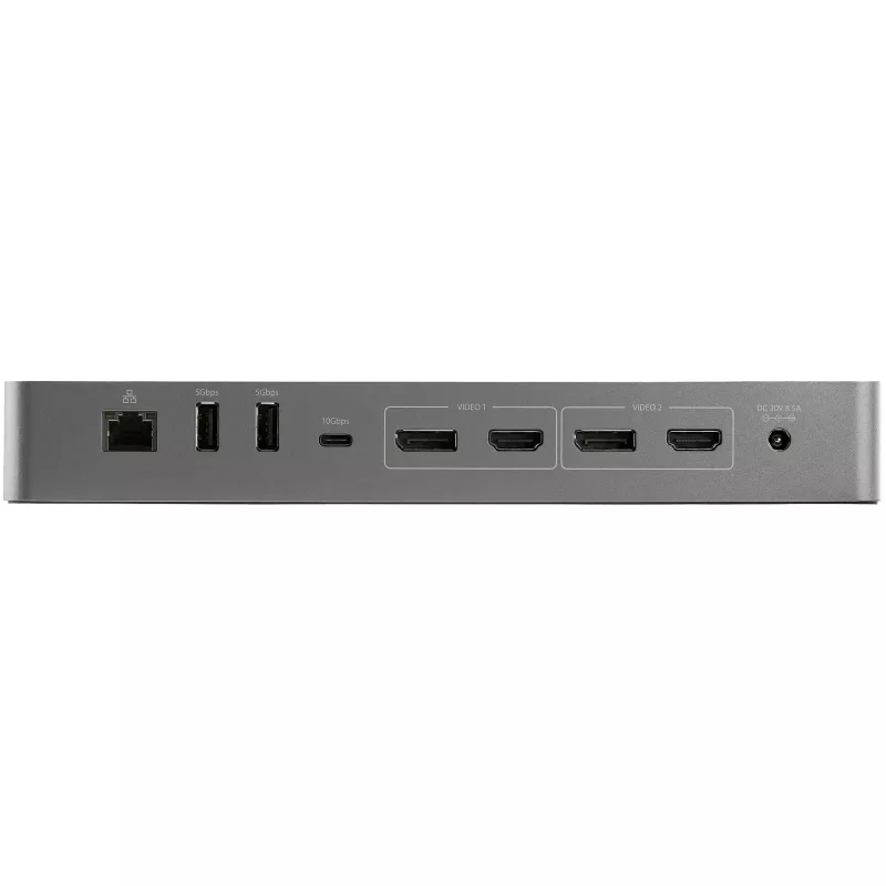 StarTech.com USB C dokovacia stanica pre Macbook Pro/Air-M1/M2/M3/M4, kompatibilná s Thunderbolt, HDMI/DisplayPort, Dual 4K 60Hz/Single 8K, USB Type-C dock pre notebook, 96W Power Delivery, USB 10Gbps