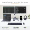StarTech.com USB C dokovacia stanica pre Macbook Pro/Air-M1/M2/M3/M4, kompatibilná s Thunderbolt, HDMI/DisplayPort, Dual 4K 60Hz/Single 8K, USB Type-C dock pre notebook, 96W Power Delivery, USB 10Gbps