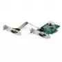 StarTech.com 2-portový PCI Express RS232 sériový adaptér karta – PCIe RS232 sériový host radič – PCIe na sériový DB9 – 16950 UART – low-profile rozširujúca karta – Windows & Linux
