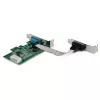 StarTech.com 2-portový PCI Express RS232 sériový adaptér karta – PCIe RS232 sériový host radič – PCIe na sériový DB9 – 16950 UART – low-profile rozširujúca karta – Windows & Linux