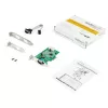 StarTech.com 2-portový PCI Express RS232 sériový adaptér karta – PCIe RS232 sériový host radič – PCIe na sériový DB9 – 16950 UART – low-profile rozširujúca karta – Windows & Linux