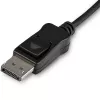 StarTech.com 3,3 stopy / 1 m USB-C na DisplayPort 1.4 kábel – 8K/5K/4K USB Type-C na DP 1.4 Alt Mode video adaptér konvertor – HBR3/HDR/DSC – 8K 60 Hz DP monitor kábel – USB-C/Thunderbolt 3