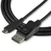 StarTech.com 3,3 stopy / 1 m USB-C na DisplayPort 1.4 kábel – 8K/5K/4K USB Type-C na DP 1.4 Alt Mode video adaptér konvertor – HBR3/HDR/DSC – 8K 60 Hz DP monitor kábel – USB-C/Thunderbolt 3
