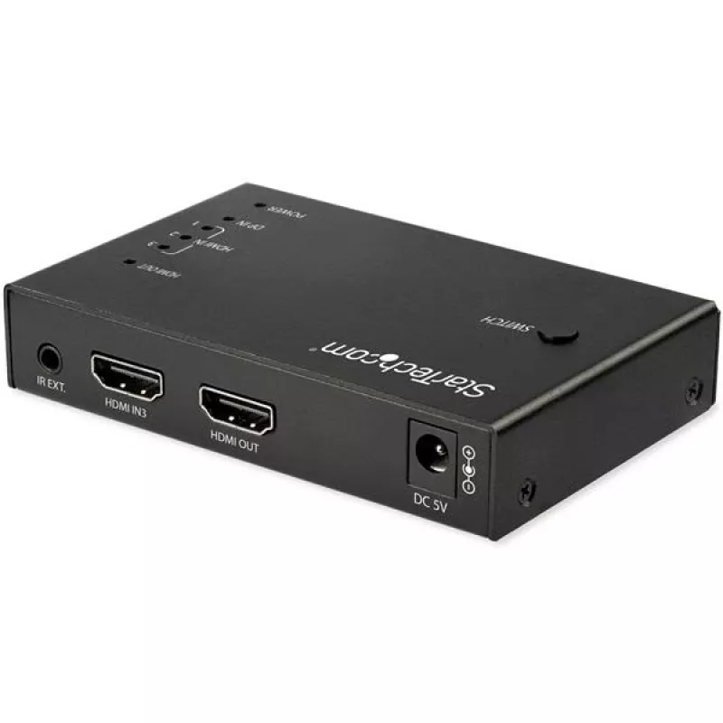 StarTech.com 4-portový HDMI video prepínač – 3x HDMI a 1x DisplayPort – 4K 60 Hz