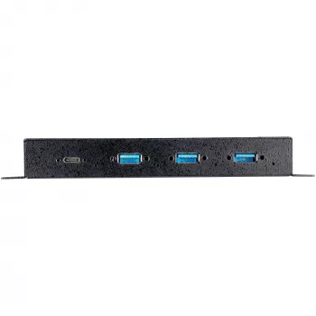 StarTech.com 4-portový USB C hub 10 Gbps – priemyselný kovový USB Type-C hub s 3x USB-A a 1x USB-C – ESD a prepäťová ochrana – USB-C alebo USB-A hostiteľ – samostatne napájaný, montovateľný USB 3.2/3.1 Gen 2 hub