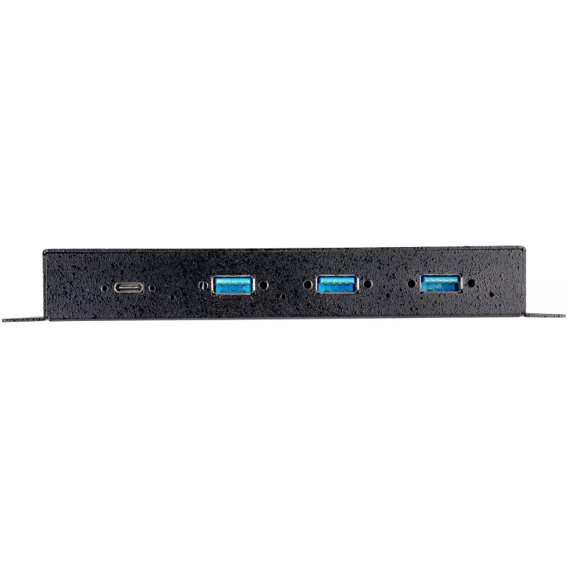 StarTech.com 4-portový USB C hub 10 Gbps – priemyselný kovový USB Type-C hub s 3x USB-A a 1x USB-C – ESD a prepäťová ochrana – USB-C alebo USB-A hostiteľ – samostatne napájaný, montovateľný USB 3.2/3.1 Gen 2 hub