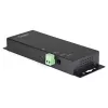 StarTech.com 4-portový USB C hub 10 Gbps – priemyselný kovový USB Type-C hub s 3x USB-A a 1x USB-C – ESD a prepäťová ochrana – USB-C alebo USB-A hostiteľ – samostatne napájaný, montovateľný USB 3.2/3.1 Gen 2 hub