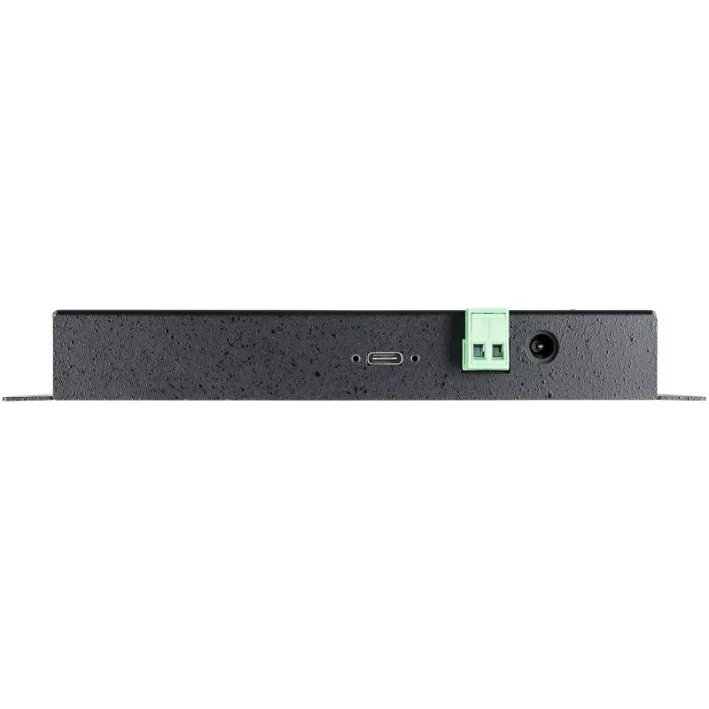 StarTech.com 4-portový USB C hub 10 Gbps – priemyselný kovový USB Type-C hub s 3x USB-A a 1x USB-C – ESD a prepäťová ochrana – USB-C alebo USB-A hostiteľ – samostatne napájaný, montovateľný USB 3.2/3.1 Gen 2 hub