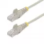 StarTech.com 1,5 m CAT6 kábel – tenký – RJ45 konektory samec s ochranou západky – sivý