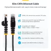 StarTech.com 2,5 m CAT6 kábel – tenký – RJ45 konektory samec bez západky – modrý