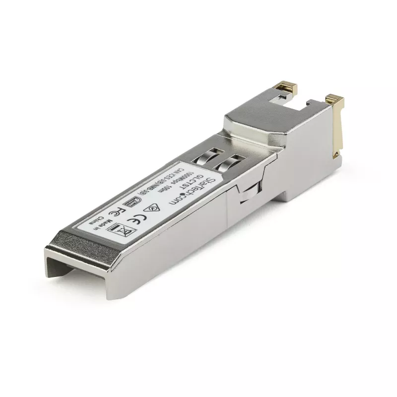 StarTech.com SFP modul kompatibilný s Dell EMC SFP-1G-T – 1000BASE-T – SFP na RJ45 Cat6/Cat5e – 1GE Gigabit Ethernet SFP – RJ-45 100 m