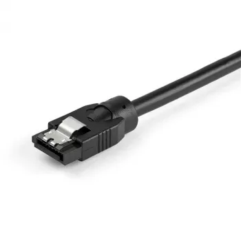 StarTech.com 0,6 m okrúhly SATA kábel, 0,6 m, SATA III, SATA 7-pin, SATA 7-pin, konektor samec/samec, čierna