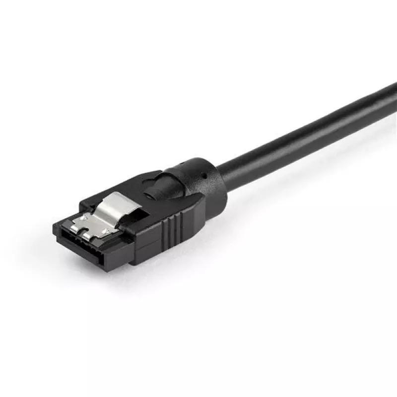 StarTech.com 0,6 m okrúhly SATA kábel, 0,6 m, SATA III, SATA 7-pin, SATA 7-pin, konektor samec/samec, čierny