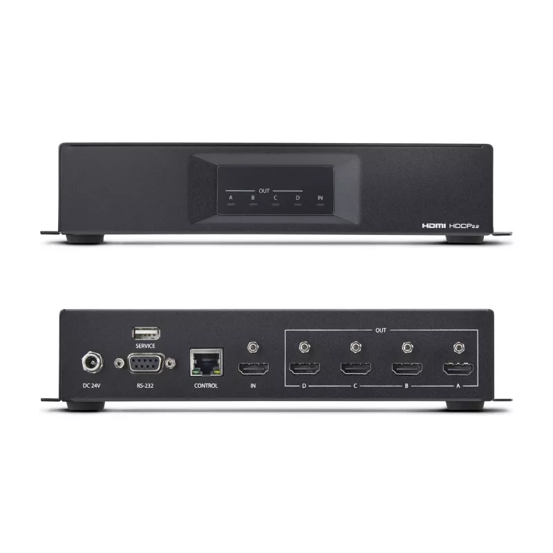 StarTech.com 2x2 HDMI videostena ovládač – 4K 60 Hz HDMI 2.0 video vstup na 4x 1080p výstup – videostena procesor pre viacero monitorov – videostena splitter – RS232/Ethernet ovládanie