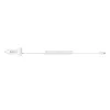 StarTech.com Lightning autonabíjačka so špirálovým káblom, 1 m Lightning špirálový kábel, 12 W, biela, 2-portový USB auto nabíjací adaptér pre telefóny a tablety, dual-USB auto iPhone nabíjačka