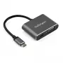 StarTech.com USB-C multiport video adaptér – USB-C na 4K 60 Hz Mini DisplayPort 1.2 alebo 1080p VGA monitor adaptér – USB Type-C 2-in-1 MDP HBR2 HDR/VGA display konvertor – kompatibilný s TB3