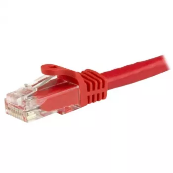 StarTech.com 7,5m CAT6 Ethernet kábel - Red CAT 6 Gigabit Ethernet kábel - 250MHz 100W PoE RJ45 UTP sieťový/patch kábel s ochranou západky a odľahčením ťahu, jednotlivo testovaný