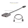 StarTech.com DP na Dual HDMI MST HUB - Dual HDMI 4K 60Hz - DisplayPort multi-monitor adaptér s 30 cm káblom - DP 1.4 Multi Stream Transport Hub, DSC | HBR3 - DP na HDMI splitter