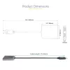 StarTech.com DP na Dual HDMI MST HUB - Dual HDMI 4K 60Hz - DisplayPort multi-monitor adaptér s 30 cm káblom - DP 1.4 Multi Stream Transport Hub, DSC | HBR3 - DP na HDMI splitter