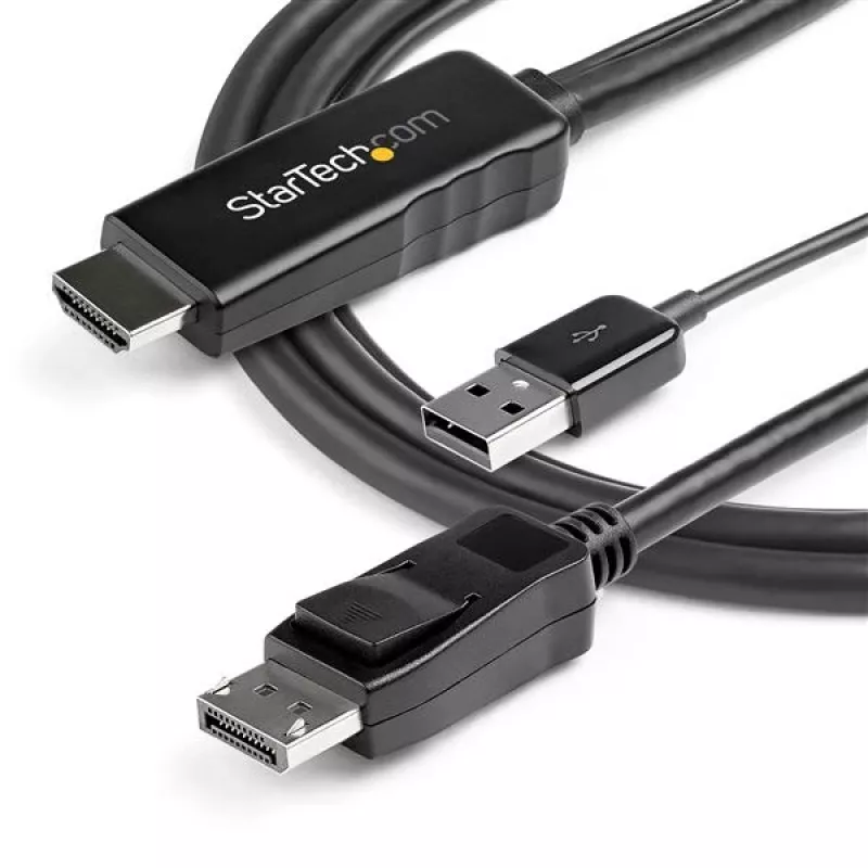 StarTech.com 3 m (9,8 ft.) HDMI na DisplayPort kábel – 4K 30 Hz