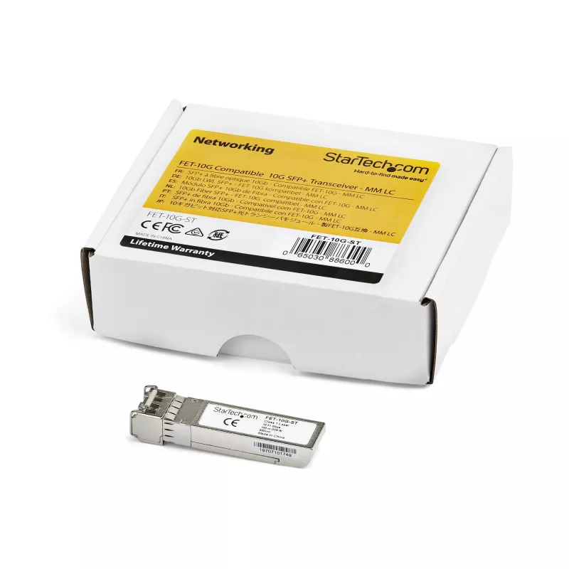StarTech.com Cisco FET-10G kompatibilný SFP+ modul - 10GBASE-USR - 10GbE Multimode vlákno MMF optický transceiver - 10GE Gigabit Ethernet SFP+ - LC 100m - 850nm - DDM Cisco Nexus 2000