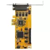 StarTech.com 8-port PCI Express RS232 sériová adaptérová karta, PCIe RS232 sériová karta, 16C1050 UART, Low Profile sériová DB9 riadiaca/rozširujúca karta, 15 kV ESD ochrana, iba Windows – TAA