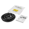StarTech.com 1,5 m (4,9 ft.) manžeta na manažment káblov – špirála – priemer 25 mm (1 palec)