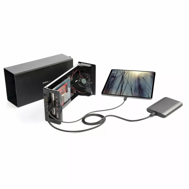 StarTech.com 4-port USB PCIe karta – 10-Gbit/s USB PCI-Express rozširujúca karta s 2 kontrolérmi – 2x USB-C a 2x USB-A porty (USB 3.2/3.1 Gen 2) – USB/USB-C PCIe karta – Full Profile