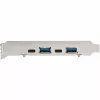 StarTech.com 4-port USB PCIe karta – 10-Gbit/s USB PCI-Express rozširujúca karta s 2 kontrolérmi – 2x USB-C a 2x USB-A porty (USB 3.2/3.1 Gen 2) – USB/USB-C PCIe karta – Full Profile